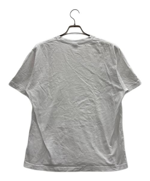 THE BLACK EYE PATCH（ブラックアイパッチ）THE BLACK EYE PATCH (ブラックアイパッチ) プリントTシャツ ホワイト×ブルー サイズ:Lの古着・服飾アイテム