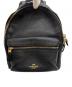 中古・古着 COACH (コーチ) コートバックパック ブラック：5000円