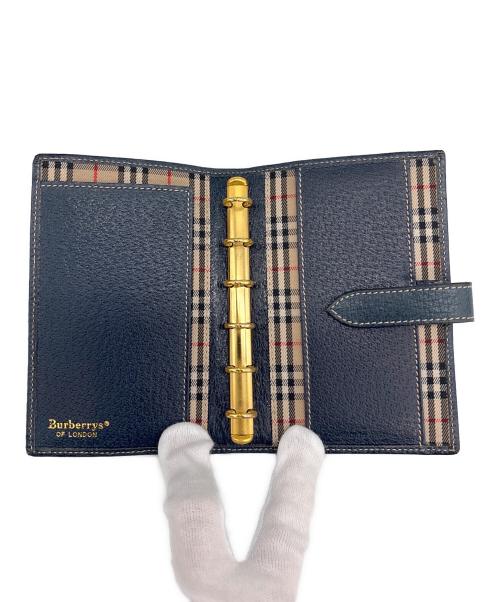 Burberry's（バーバリーズ）Burberry's (バーバリーズ) 手帳カバー ネイビーの古着・服飾アイテム