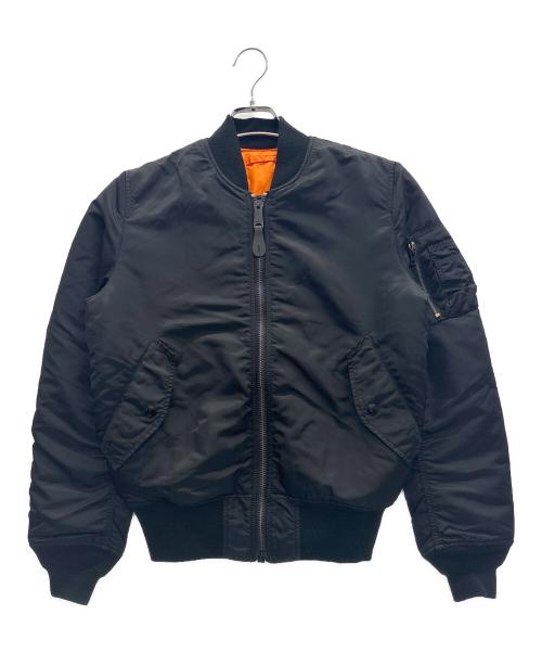 ALPHA（アルファ）ALPHA (アルファ) MA-1ジャケット ブラック サイズ:Sの古着・服飾アイテム
