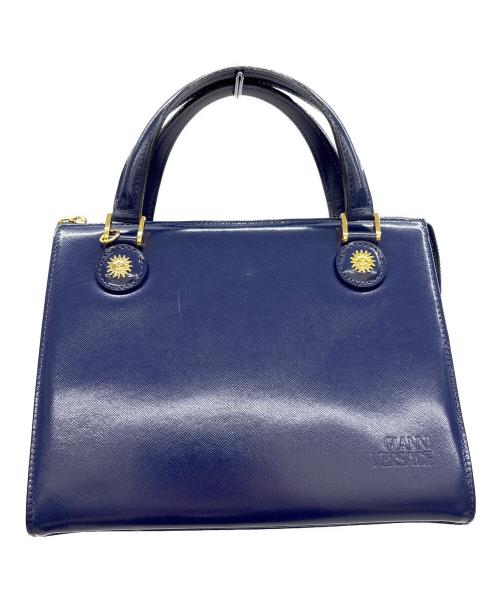 GIANNI VERSACE（ジャンニ・ヴェルサーチ）GIANNI VERSACE (ジャンニ・ヴェルサーチ) 2WAYショルダーバッグ ブルーの古着・服飾アイテム