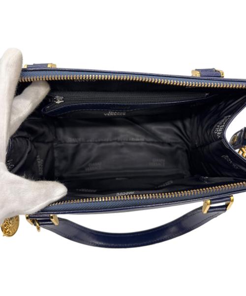 GIANNI VERSACE（ジャンニ・ヴェルサーチ）GIANNI VERSACE (ジャンニ・ヴェルサーチ) 2WAYショルダーバッグ ブルーの古着・服飾アイテム
