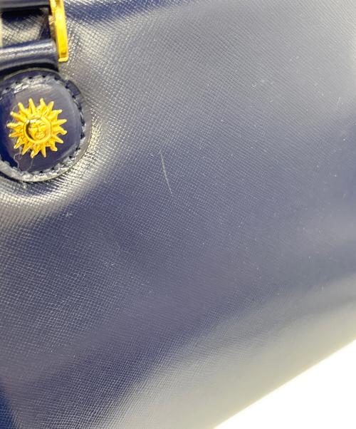 GIANNI VERSACE（ジャンニ・ヴェルサーチ）GIANNI VERSACE (ジャンニ・ヴェルサーチ) 2WAYショルダーバッグ ブルーの古着・服飾アイテム