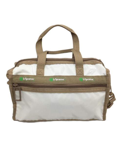 LeSportsac（レスポートサック）LeSportsac (レスポートサック) 2WAYショルダーバッグ アイボリーの古着・服飾アイテム