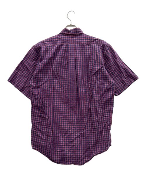 POLO RALPH LAUREN（ポロ・ラルフローレン）POLO RALPH LAUREN (ポロ・ラルフローレン) 半袖シャツ パープル×レッド サイズ:Mの古着・服飾アイテム