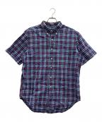 RALPH LAURENラルフローレン）の古着「半袖シャツ」｜ブルー×レッド