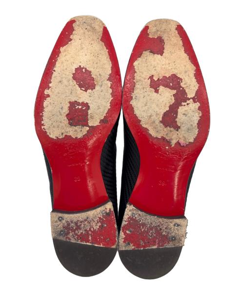 Christian Louboutin（クリスチャン・ルブタン）Christian Louboutin (クリスチャン・ルブタン) ローファー ブラック サイズ:39の古着・服飾アイテム
