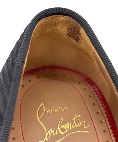 Christian Louboutin（クリスチャン・ルブタン）Christian Louboutin (クリスチャン・ルブタン) ローファー ブラック サイズ:39の古着・服飾アイテム