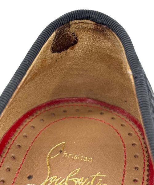 Christian Louboutin（クリスチャン・ルブタン）Christian Louboutin (クリスチャン・ルブタン) ローファー ブラック サイズ:39の古着・服飾アイテム