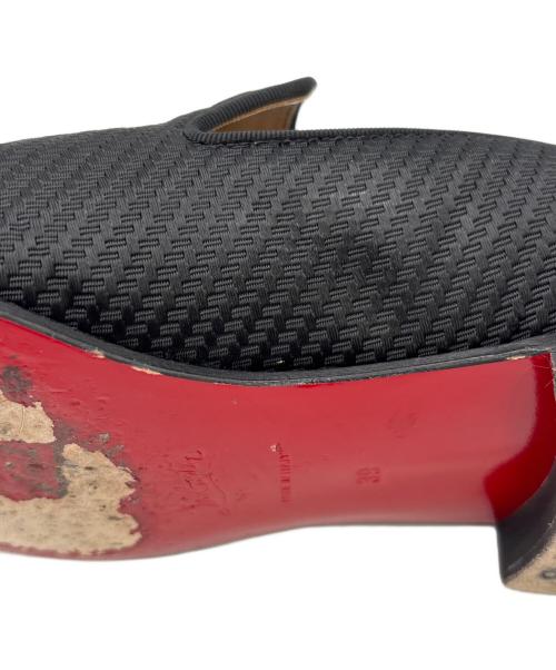 Christian Louboutin（クリスチャン・ルブタン）Christian Louboutin (クリスチャン・ルブタン) ローファー ブラック サイズ:39の古着・服飾アイテム