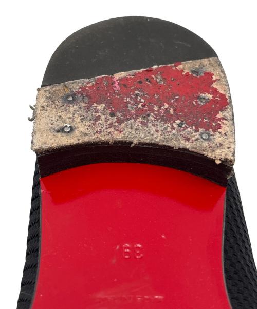 Christian Louboutin（クリスチャン・ルブタン）Christian Louboutin (クリスチャン・ルブタン) ローファー ブラック サイズ:39の古着・服飾アイテム