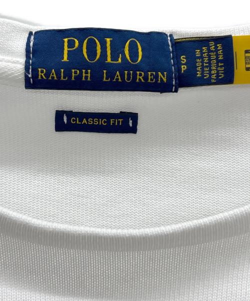 POLO RALPH LAUREN（ポロ・ラルフローレン）POLO RALPH LAUREN (ポロ・ラルフローレン) ヘビーウェイトTシャツ ホワイト サイズ:Sの古着・服飾アイテム