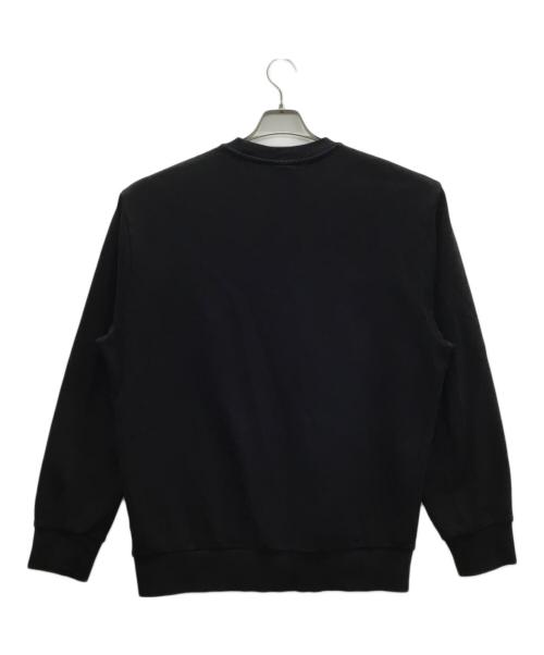 Carhartt WIP（カーハート ワークインプログレス）Carhartt WIP (カーハート ワークインプログレス) クルースウェット ブラック×グレー サイズ:Lの古着・服飾アイテム