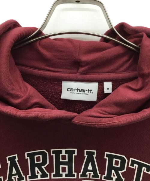 CarHartt（カーハート）CarHartt (カーハート) フーデッドウィップディビジョンスウェット レッド サイズ:Mの古着・服飾アイテム