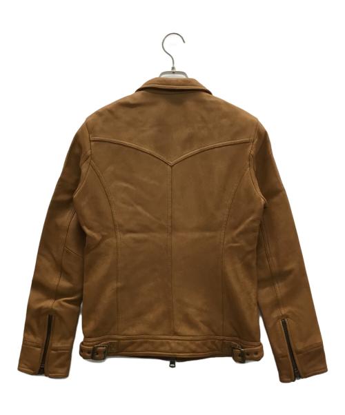 JACKROSE（ジャックローズ）JACKROSE (ジャックローズ) シングルライダースジャケット ブラウン サイズ:3の古着・服飾アイテム