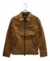 JACKROSE（ジャックローズ）の古着「シングルライダースジャケット」｜ブラウン