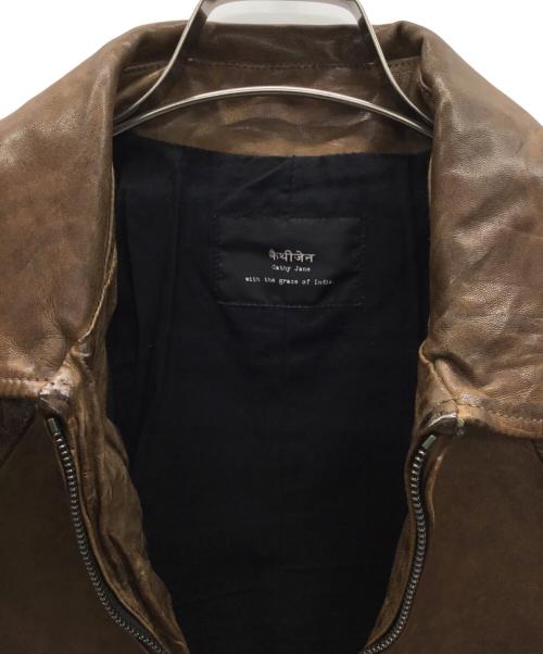 cathy jane（キャシージェーン）cathy jane (キャシージェーン) レザージャケット ブラック サイズ:1の古着・服飾アイテム