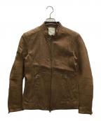 STUDIOUSステュディオス）の古着「レザージャケット」｜ブラウン
