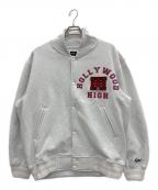 DEAR LAURELディアローレル）の古着「ブルゾン」｜ライトグレー