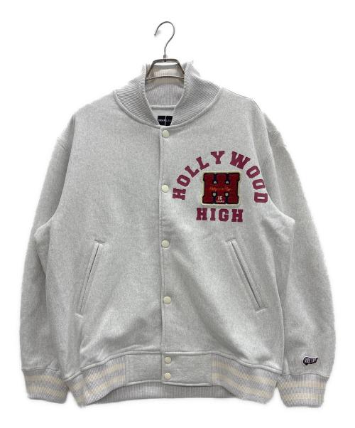 DEAR LAUREL（ディアローレル）DEAR LAUREL (ディアローレル) ブルゾン ライトグレー サイズ:Mの古着・服飾アイテム