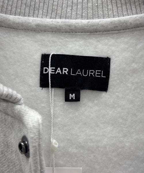 DEAR LAUREL（ディアローレル）DEAR LAUREL (ディアローレル) ブルゾン ライトグレー サイズ:Mの古着・服飾アイテム