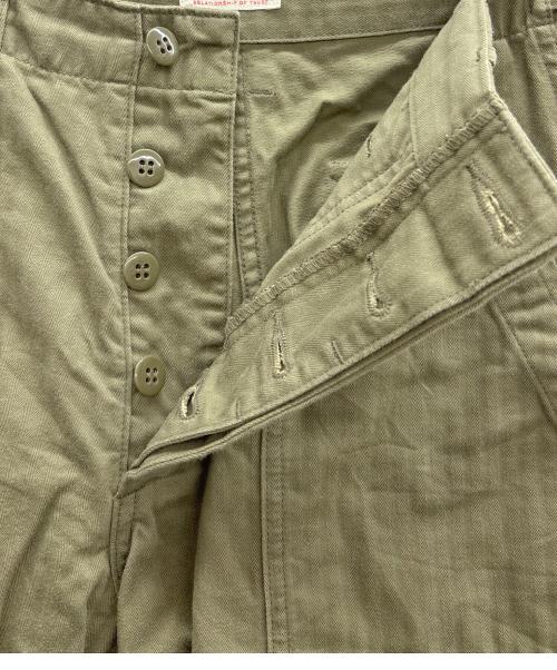 UCHIDA HOUSEI（ウチダ ホウセイ）UCHIDA HOUSEI (ウチダ ホウセイ) ベイカーパンツ グリーン サイズ:30の古着・服飾アイテム