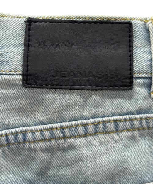 JEANASIS（ジーナシス）JEANASIS (ジーナシス) タックデニムワイドパンツ ブルー サイズ:Sの古着・服飾アイテム