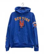 PRO STANOAROプロスタンダード）の古着「ロゴパーカー」｜ブルー×オレンジ