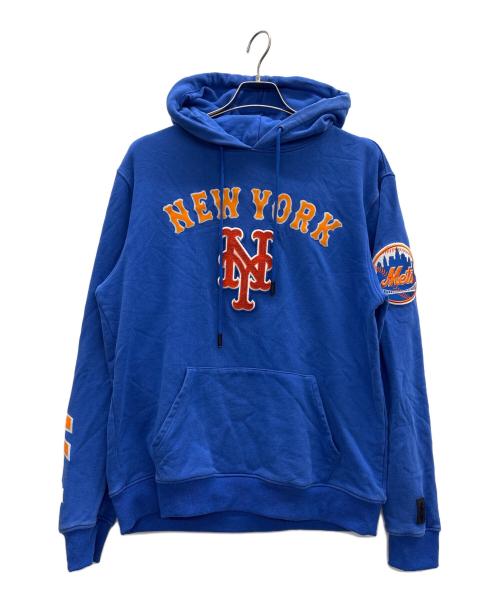 PRO STANOARO（プロスタンダード）PRO STANOARO (プロスタンダード) ロゴパーカー ブルー×オレンジ サイズ:Lの古着・服飾アイテム