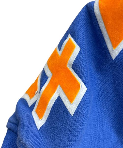 PRO STANOARO（プロスタンダード）PRO STANOARO (プロスタンダード) ロゴパーカー ブルー×オレンジ サイズ:Lの古着・服飾アイテム