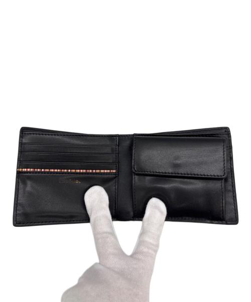 PAUL SMITH（ポールスミス）PAUL SMITH (ポールスミス) 2つ折り財布 ブラックの古着・服飾アイテム