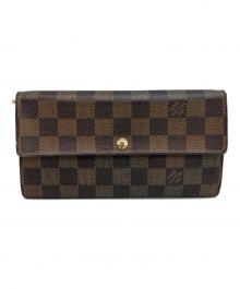 LOUIS VUITTON（ルイ ヴィトン）の古着「長財布」｜ブラウン