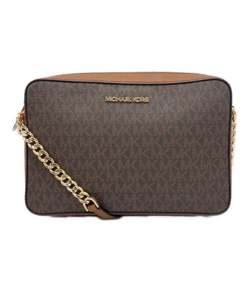 MICHAEL KORS（マイケル・コース）MICHAEL KORS (マイケル・コース) ショルダーバッグ ブラウンの古着・服飾アイテム