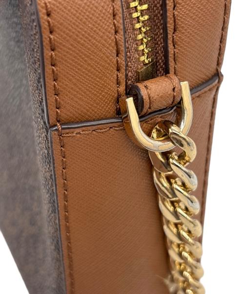 MICHAEL KORS（マイケル・コース）MICHAEL KORS (マイケル・コース) ショルダーバッグ ブラウンの古着・服飾アイテム