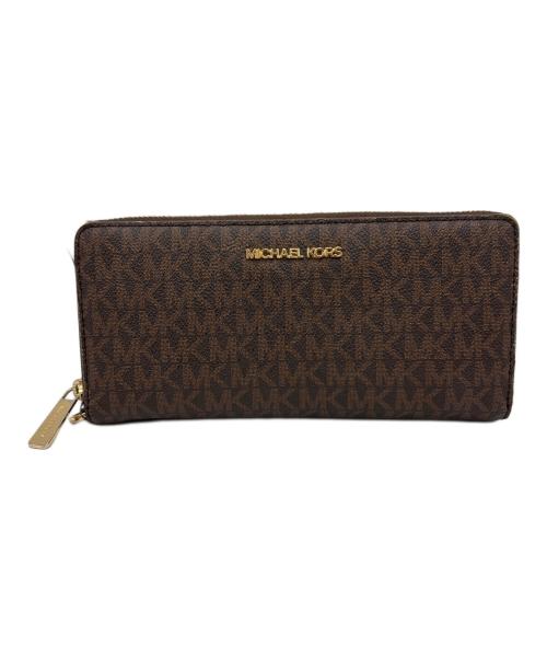 MICHAEL KORS（マイケル・コース）MICHAEL KORS (マイケル・コース) 長財布 ブラウンの古着・服飾アイテム