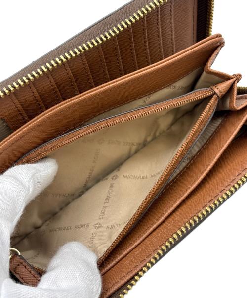 MICHAEL KORS（マイケル・コース）MICHAEL KORS (マイケル・コース) 長財布 ブラウンの古着・服飾アイテム