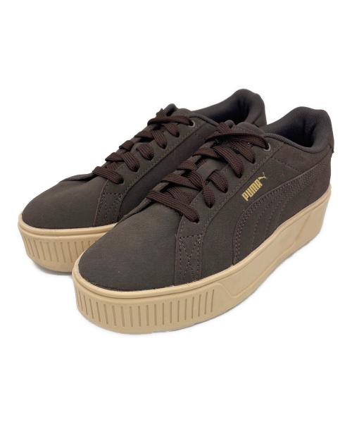 PUMA（プーマ）PUMA (プーマ) 391286-01 ブラウン サイズ:24の古着・服飾アイテム