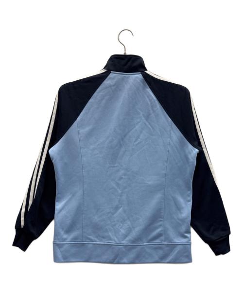 adidas（アディダス）adidas (アディダス) トラックジャケット スカイブルー×ネイビー サイズ:Lの古着・服飾アイテム