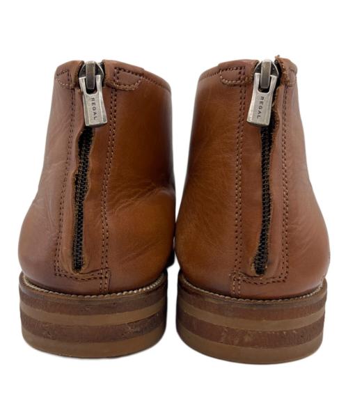 REGAL（リーガル）REGAL (リーガル) バックジップチャッカブーツ ブラウン サイズ:26.5の古着・服飾アイテム