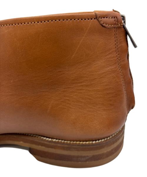 REGAL（リーガル）REGAL (リーガル) バックジップチャッカブーツ ブラウン サイズ:26.5の古着・服飾アイテム