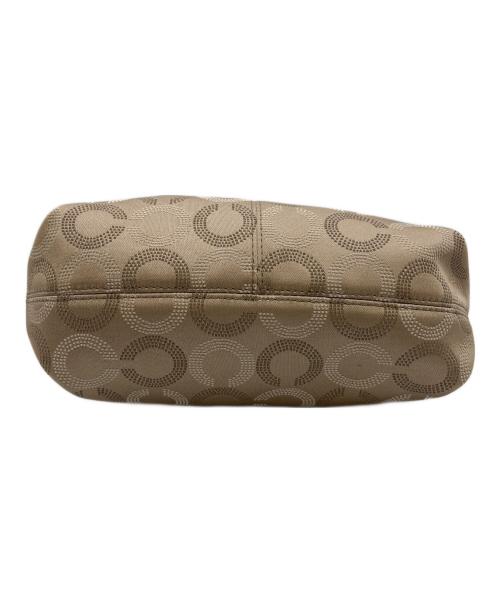 COACH（コーチ）COACH (コーチ) ショルダーバッグ ベージュ×レッドの古着・服飾アイテム