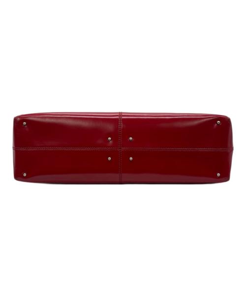 TOD'S（トッズ）TOD'S (トッズ) ハンドバッグ レッドの古着・服飾アイテム