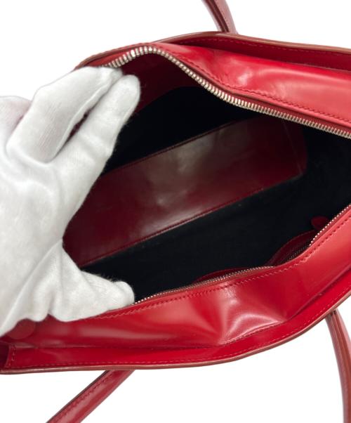 TOD'S（トッズ）TOD'S (トッズ) ハンドバッグ レッドの古着・服飾アイテム