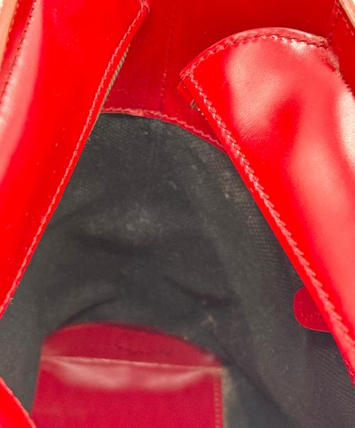 TOD'S（トッズ）TOD'S (トッズ) ハンドバッグ レッドの古着・服飾アイテム