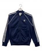 adidasアディダス）の古着「トラックジャケット」｜ネイビー×ホワイト