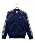 adidas（アディダス）の古着「トラックジャケット」｜ネイビー×ホワイト