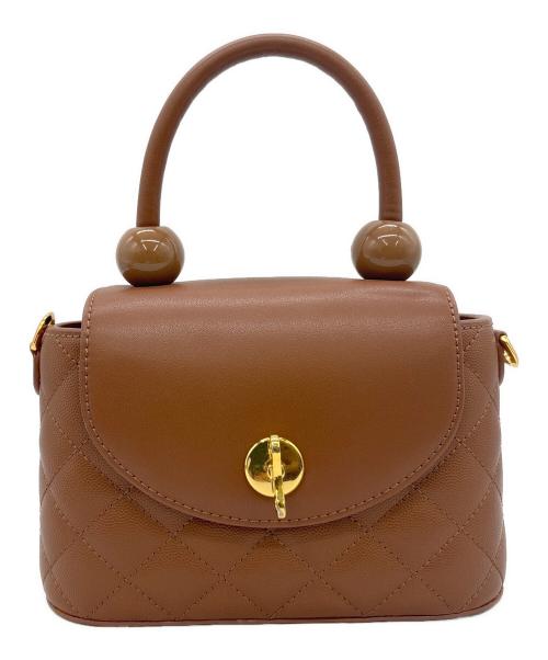 CHARLES & KEITH（チャールズアンドキース）CHARLES & KEITH (チャールズ＆キース) トップハンドルバッグ ブラウンの古着・服飾アイテム