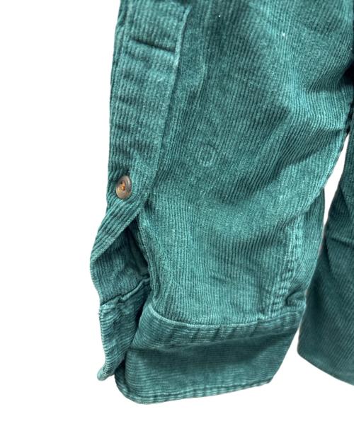 J.CREW（ジェイクルー）J.CREW (ジェイクルー) 巨人タグ 90'ｓコーデュロイシャツ グリーン サイズ:表記無しの古着・服飾アイテム