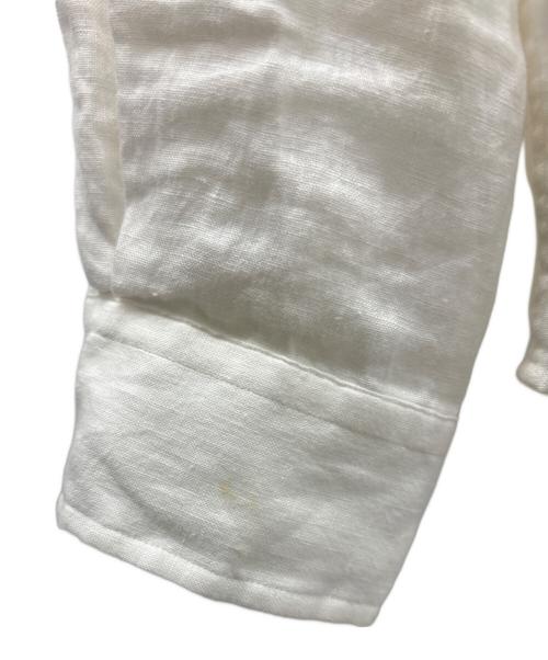 POLO RALPH LAUREN（ポロ・ラルフローレン）POLO RALPH LAUREN (ポロ・ラルフローレン) リネンシャツ ホワイト サイズ:Mの古着・服飾アイテム