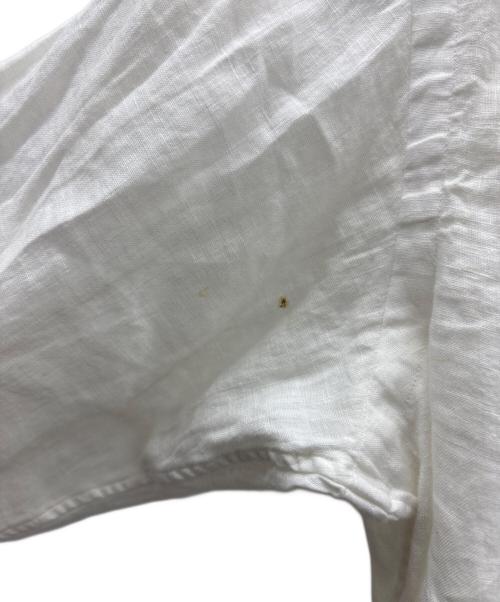 POLO RALPH LAUREN（ポロ・ラルフローレン）POLO RALPH LAUREN (ポロ・ラルフローレン) リネンシャツ ホワイト サイズ:Mの古着・服飾アイテム